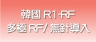 韓國 R1-RF 多極RF/無針導入